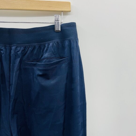 Athleta Womens Size 16 Brooklyn Heights High Rise Joggers in Navy Blue Camo $109 - Picture 8 of 12